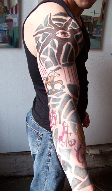 Right Arm Sleeve Tattoo